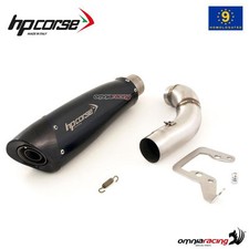Scarico HpCorse Evoxtreme nero omologato Ducati Hypermotard 1100 2007-2012