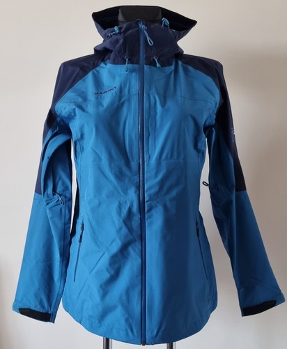 Giacca donna blu impermeabile