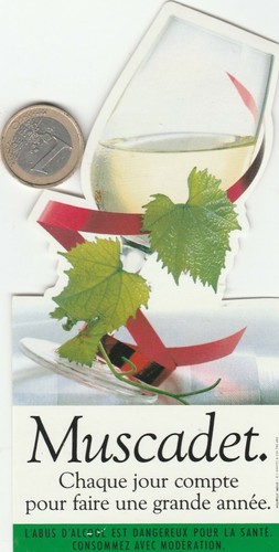 Autocollant vins muscadet - .,
