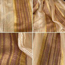 Tendaggio misto seta e organza