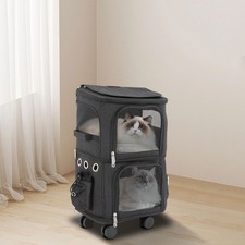 Borsa trolley per cani a 2