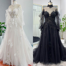 Abiti da sposa neri bianchi