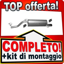 Silenziatore Posteriore per ALFA ROMEO MITO 1.4 16V 78, 95, 105CV