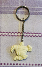 Portachiavi vintage con l’omino Michelin anni 70  – Anello portachiavi originale