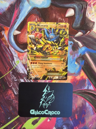 Carte pokemon mega lucario - carte, ex