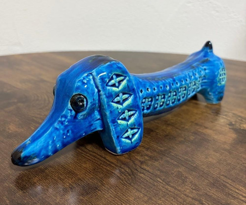 Scultura ceramica cane cane