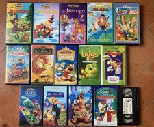 Lotto 14 VHS Walt Disney Cartoni Animati I Classici Disney