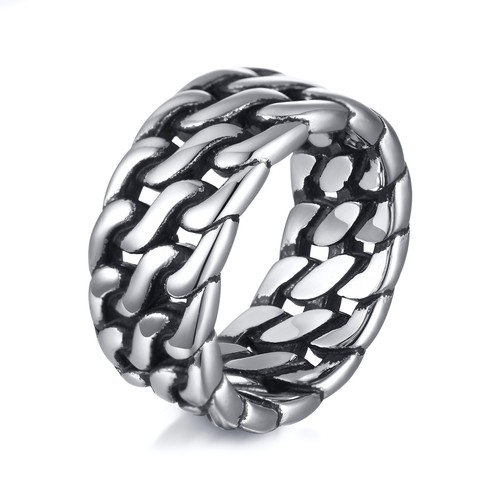 Anello uomo vintage catena - anello,