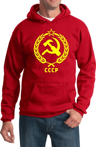 Felpa con cappuccio cccp - felpa,
