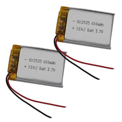 2pcs 600mah 22wh - 2pcs, 2.22wh