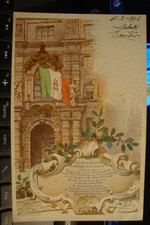 cartolina viaggiata 1904 scuola d'applicazione Artiglieria e Genio Torino