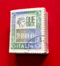 Lotto 100 Francobolli Alti Valori da 2000 Lire 100 pz Senza Frammento