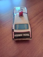 Rara macchina in latta polizia squadra mobile Yonezawa japan vintage epoca