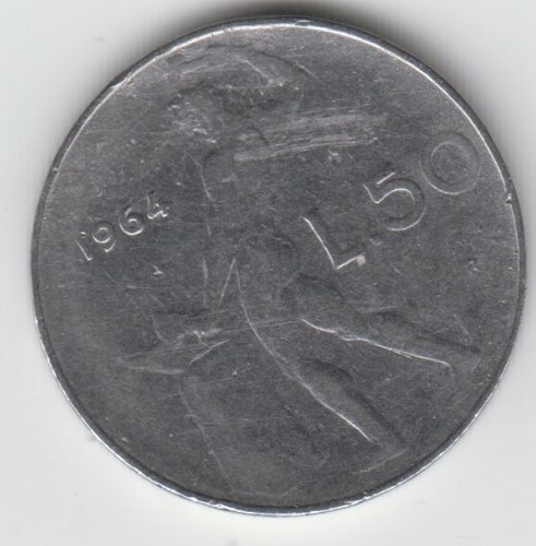 Moneta lire 1964 - moneta,