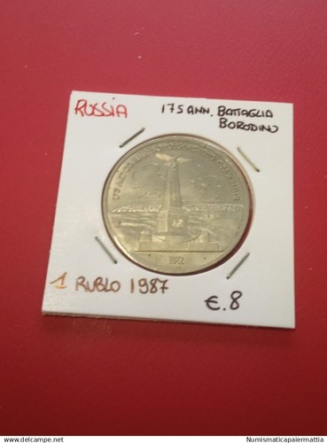Russia moneta rublo 1987 - rublo,