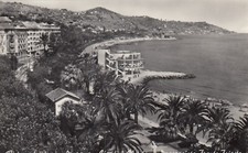 CARTOLINA *81 SANREMO GIARDINI OBERDAN PASSEGGIATA TRENTO-TRIESTE NON VIAGGIATA