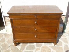 Piccolo Comò Cappuccino 119cm TUTTO Noce 800 cassettone Luigi Filippo Restaurato