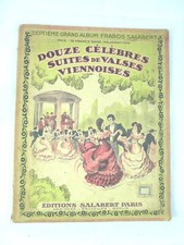 SPARTITO ANTICO MUSICA VALSES VIENNOISES VALZER PIANOFORTE BALLO DUKE ELLINGTON