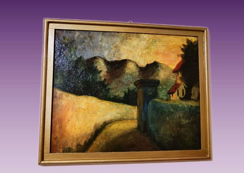 Antico quadro dipinto - antico, olio
