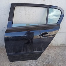 Sportello Portiera Porta Posteriore Sinistra SX Opel Astra H 2008 3 Serie Nero