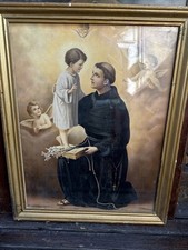 Stampa  San Francesco Antica Con Vetro Originale