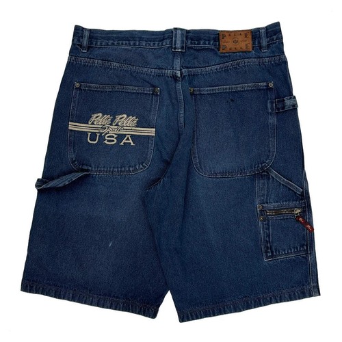 Pantaloncini usa pelle baggy - pelle,