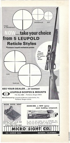 1965 micro sight company - micro,