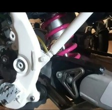 Protezione forcellone scorri catena  Yamaha Yz 125  1990 '91 '92 swingarm prot