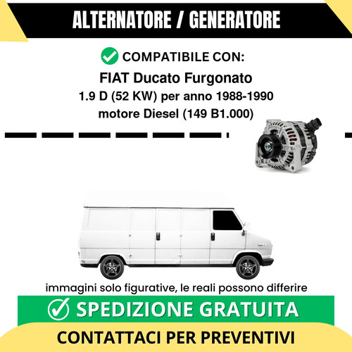 Alternatore fiat ducato - alternatore,