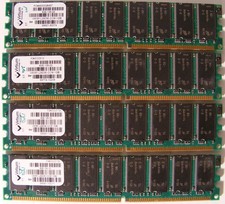 4 x 1 GB DDR400 PC3200 ECC