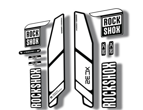 Adesivo rock shox - xc32, 2014