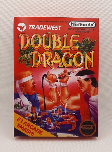 Nes double dragon box - nes,