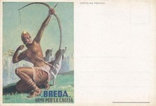 C1215 BREDA, ARMI DA CACCIA CON AL VERSO IL  FUCILE AUTOMATICO. ILL. BOCCASILE