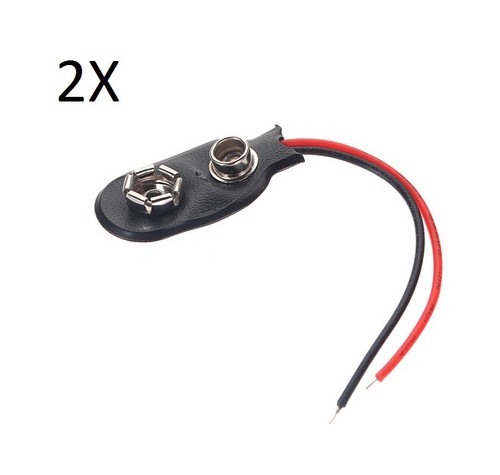 Connettore per batterie 9v - connettore,