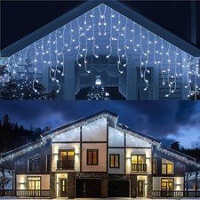 Luci natale esterno cascata - luci,