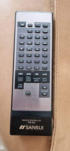 Sansui remote cd - rs-g5,