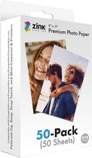 Carta fotografica istantanea premium zinco 2"x3" (confezione da 50) compatibile confezione da 50, come nuova 