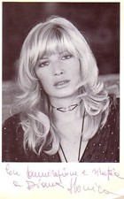 Autografo Monica Vitti e Rossella Falk su brochure teatrale "la strana coppia"