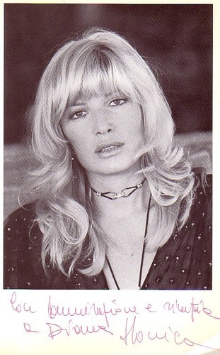 Autografo monica vitti - autografo,