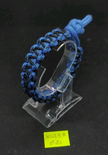 Bracciale paracord 550 nero - bracciale,