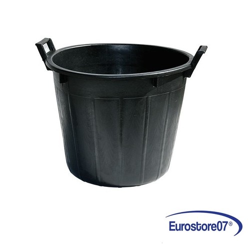 Mastello manici nero - lt,