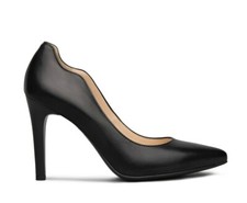 DECOLLETE NERO GIARDINI DONNA IN PELLE COLORE NERO ART. 211970