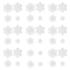 36 pezzi di fiocchi di neve di