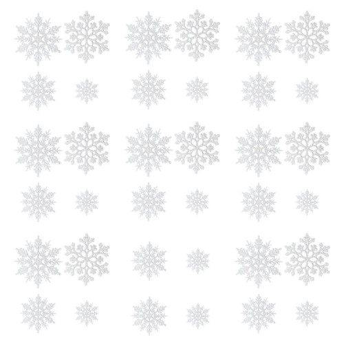 Pezzi fiocchi neve di - 36,