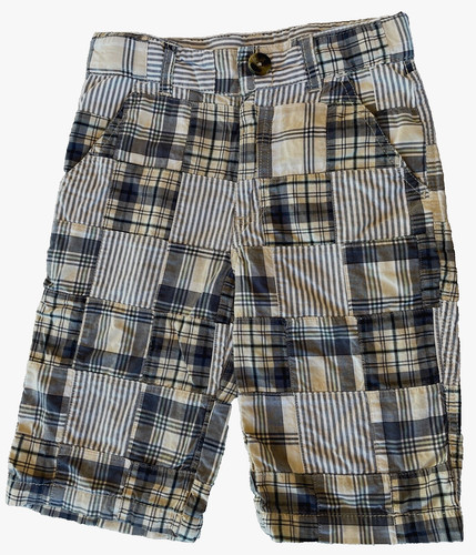 Pantaloncini patchwork madras - patchwork,