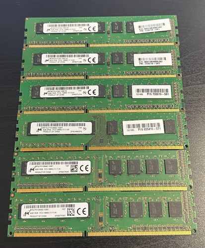Lotto micron 4gb - 4gb, ddr3-1600