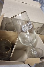 Stella Artois Birra 6 Boccali Calici Bicchieri 20 Cl Vintage