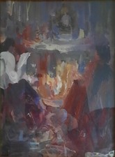 Cipriano D'Agostini - Zurigo 1912 - Como 1985 - Olio su tela 40 x 30 anno 1967