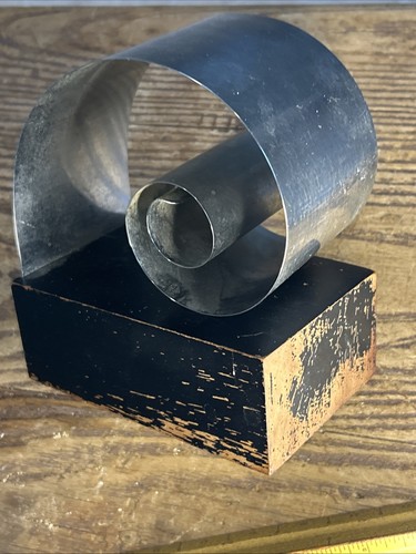 Bobina metallo vintage bookend - bobina,