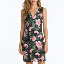 Abito da cocktail con stampa